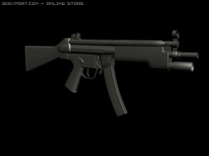 mp5a4 Model 3D