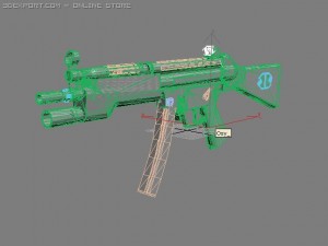 mp5a4 Model 3D