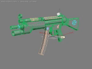 mp5a4 3D Model