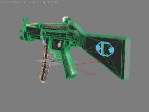 mp5a4 Model 3D