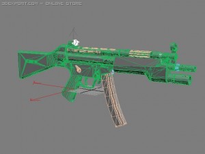 mp5a4 Model 3D