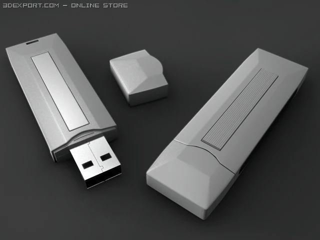 usb samsung 3D Model .c4d .max .obj .3ds .fbx .stl .blend 