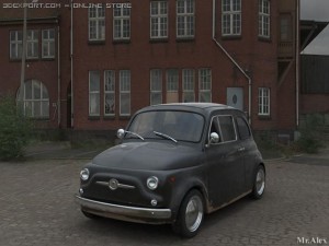 fiat 500 3D Model