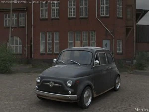 fiat500 Modello 3D