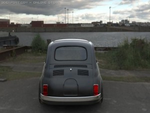 fiat 500 Modello 3D