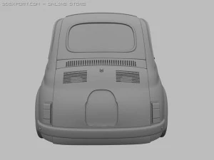 fiat 500 3D Model