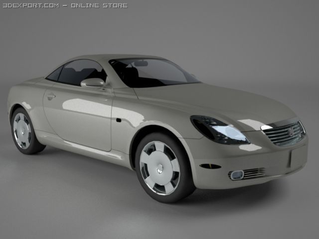 maxwell toyota soarer 3Dモデル .c4d .max .obj .3ds .fbx .stl .blend 