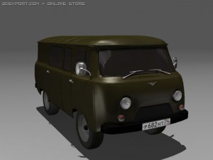 uaz3909 Model 3D