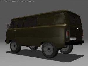 uaz3909 Model 3D