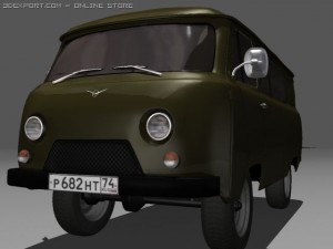 uaz3909 Model 3D