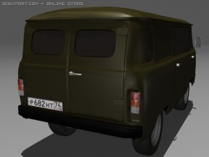 uaz3909 Model 3D