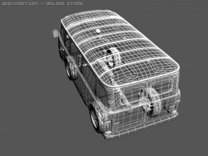 uaz3909 Model 3D