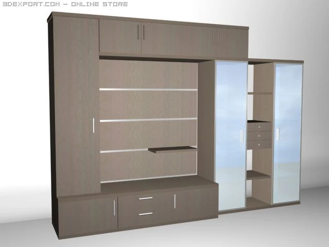 cabinet2 3D Model .c4d .max .obj .3ds .fbx .stl .blend 