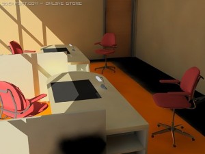 office complete 3D मॉडल