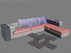 sofa_l Modello 3D