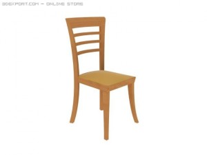 designer chair 3D 모델