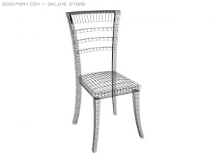 designer chair 3D 모델