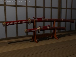 katana Model 3D