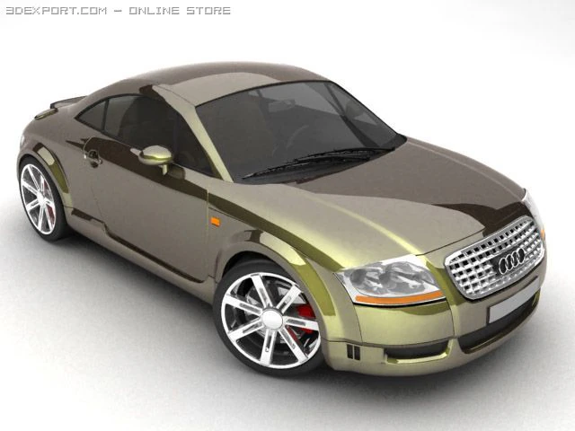audi tt Modelo 3D .c4d .max .obj .3ds .fbx .stl .blend 