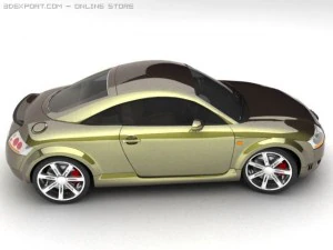 audi tt Modelo 3D