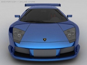 lamborghini murcielago r-gt Modelo 3D