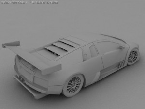 lamborghini murcielago r-gt Modelo 3D