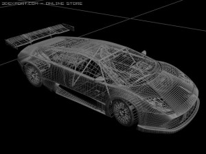 lamborghini murcielago r-gt Modelo 3D