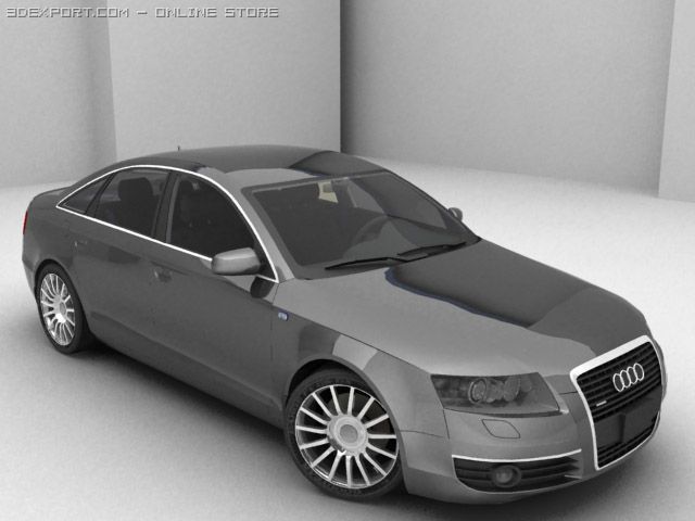 audi a6 3D Model .c4d .max .obj .3ds .fbx .stl .blend 