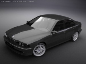 bmw 523i Modelo 3D