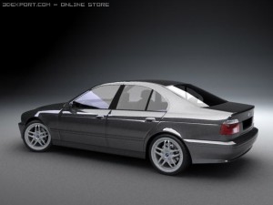 bmw 523i Modelo 3D