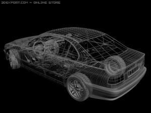 bmw 523i Modelo 3D