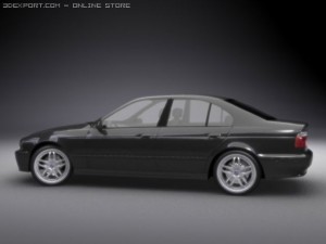 bmw 523i Modelo 3D