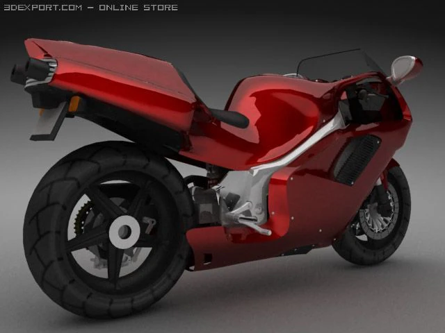 honda nr 750 3D Model .c4d .max .obj .3ds .fbx .stl .blend