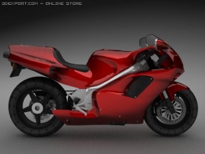 honda nr 750 3D Модель