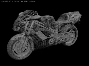 honda nr 750 3D Model