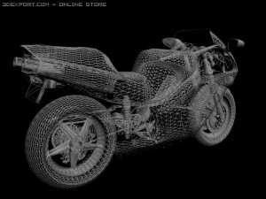 honda nr 750 3D Model