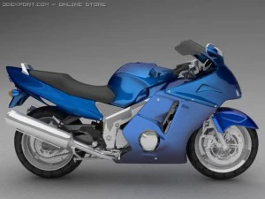 honda cbr1100xx 3D Model