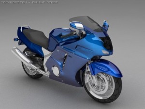 honda cbr1100xx 3D मॉडल