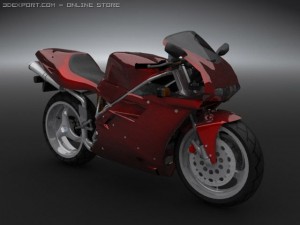 ducatti 916 Modelo 3D