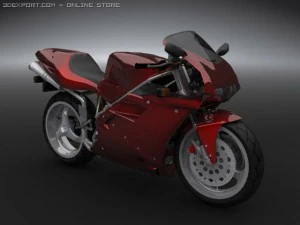 ドゥカティ 916 3Dモデル