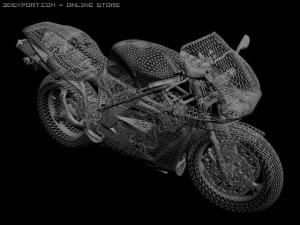 ドゥカティ 916 3Dモデル