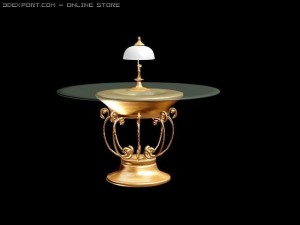 ghld tebll esd lpght Model 3D