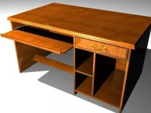 komputerowy st&oacute;ł do nauki Model 3D