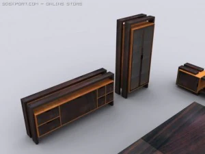 teble and sofa 3D Model