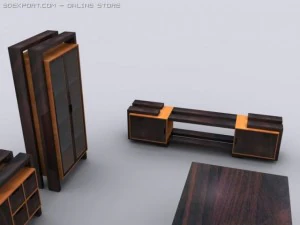 teble and sofa 3D Model