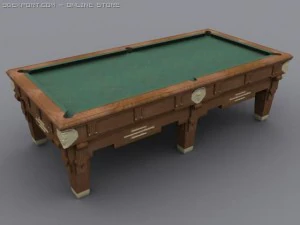 bpllperds 테블 3D 모델