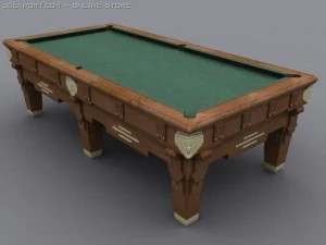 bpllperds tebll 3D Model