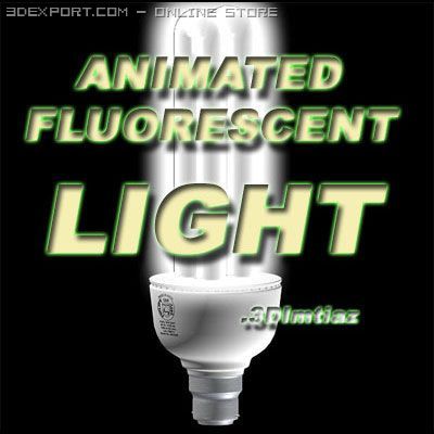 light fluorescent 18w 3dimtiaz max Model 3D .c4d .max .obj .3ds .fbx .stl .blend