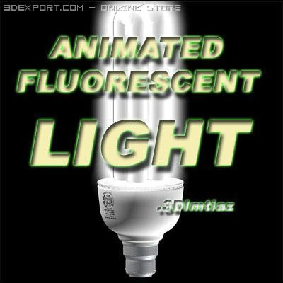 light fluorescent 18w 3dimtiaz max 3D Model .c4d .max .obj .3ds .fbx .stl .blend 