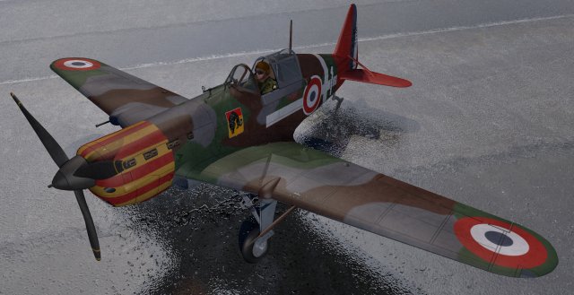 morane saulnier ms-406 c1 Modèle 3D .c4d .max .obj .3ds .fbx .stl .blend 